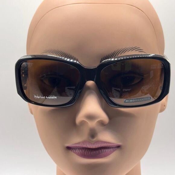 Vintage Y2K Designer Sunglasses | BCBG Max Azria | Charm | Chunky Brown/Gold main image 7